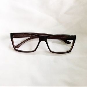Rare Men’s Gucci Dark Brown/Brown Glasses Frame